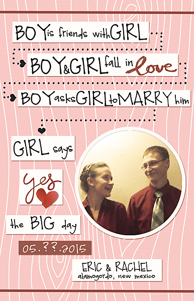 save the date example A