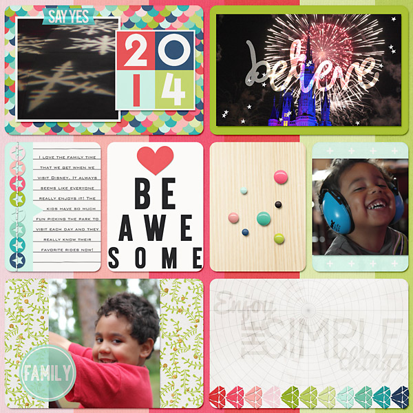 Say Yes to 2014 (right page)