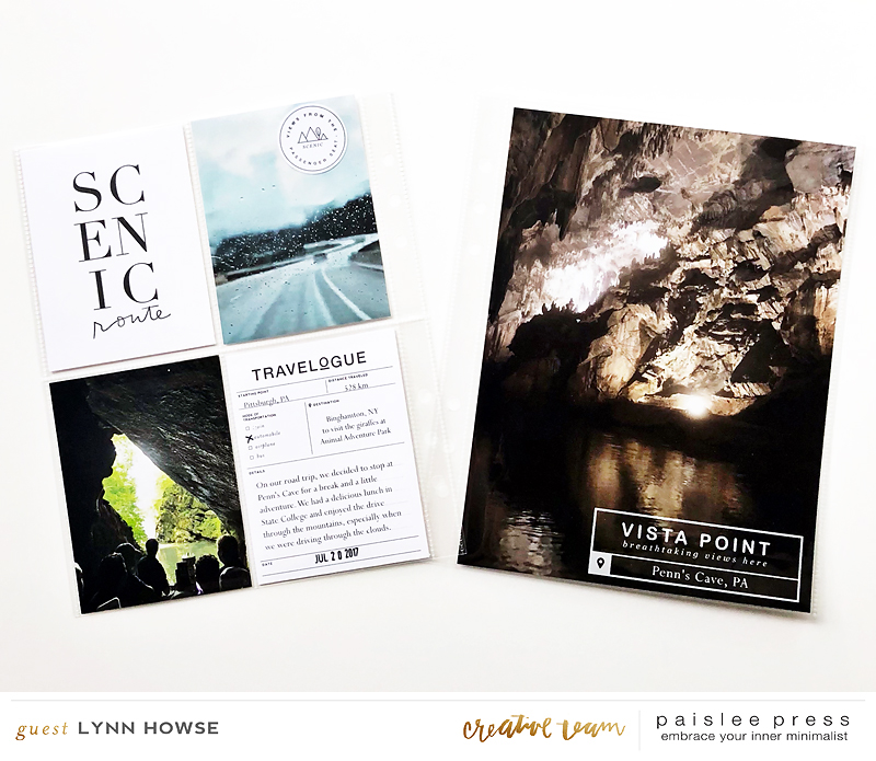 Scenic Route (Travel Album Layout)