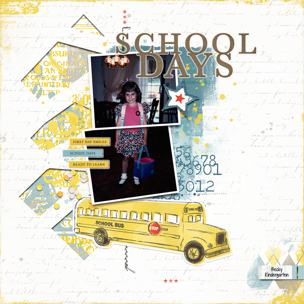 School Days - Becky's 1st Day of Kindergarten