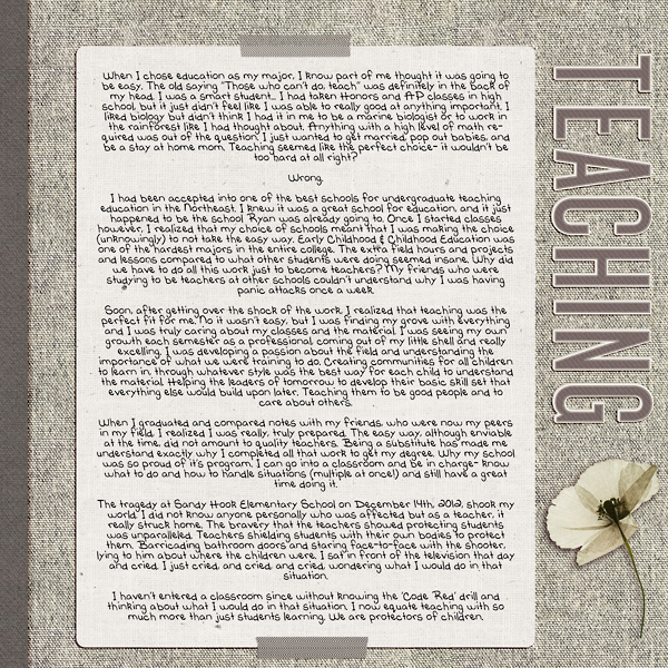 Scrap Therapy: Teaching