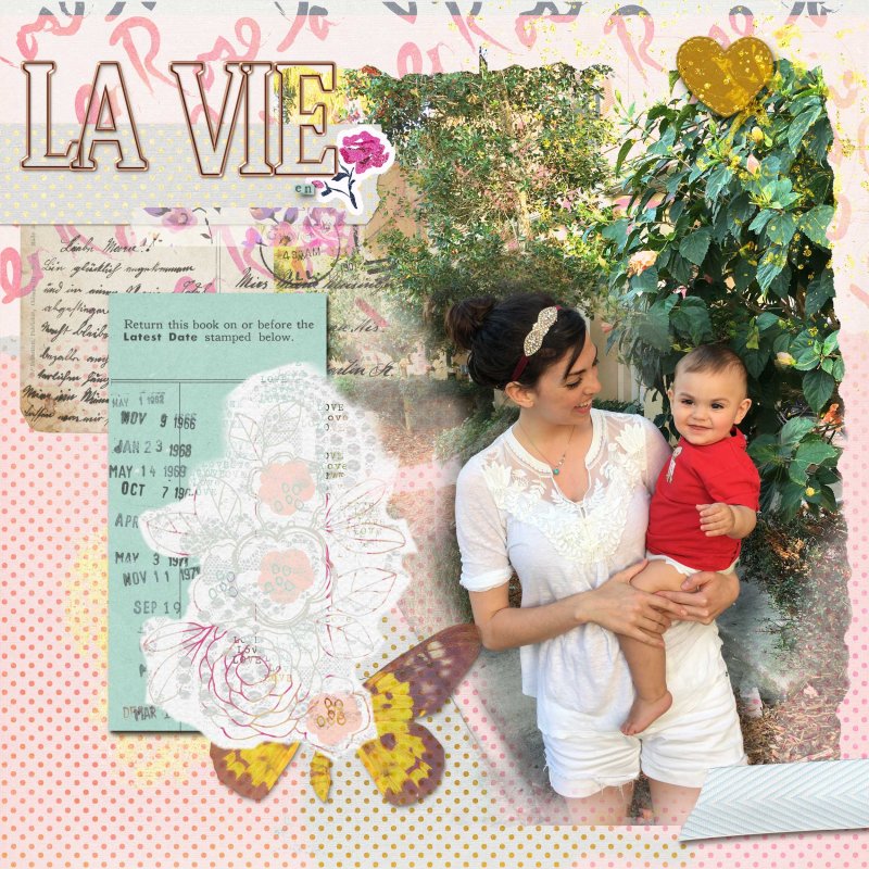 Scrapbook16LaVieEnRose