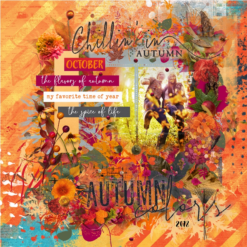 Scraplift Challenge-DSD-October-Your Own Gallery-Autumn Color Burst