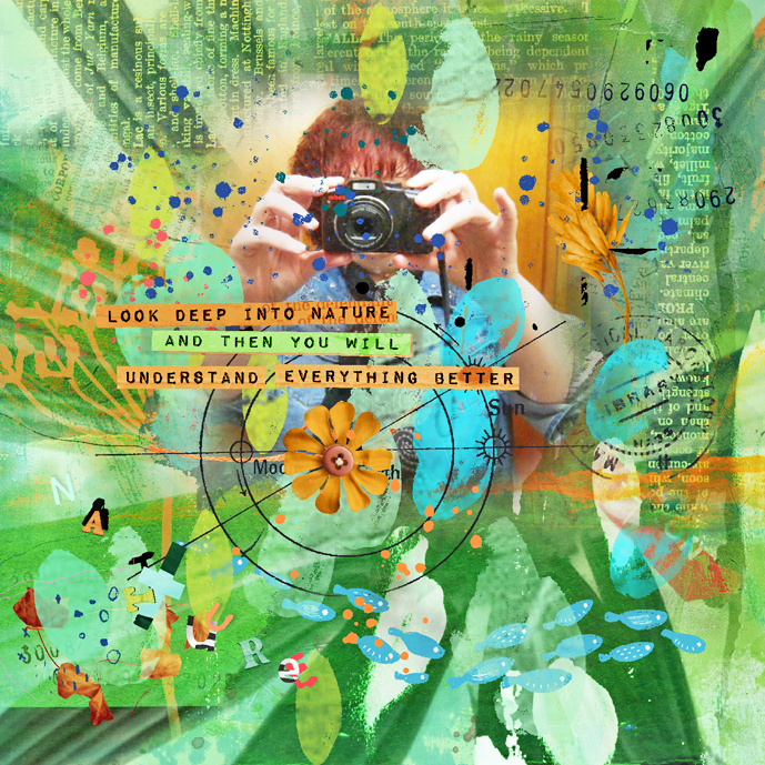 Scraplift Challenge-February-MOC8 Gallery-One With Nature:One's True Nature