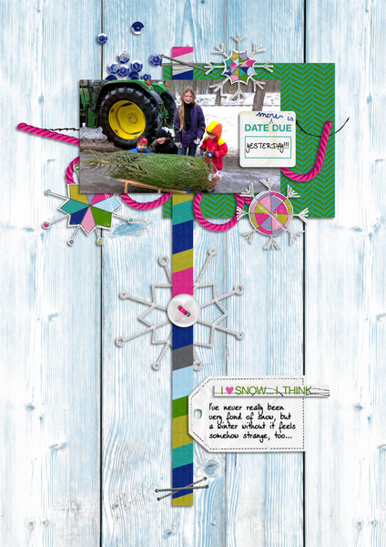 Scraplift Challenge January- Snow?