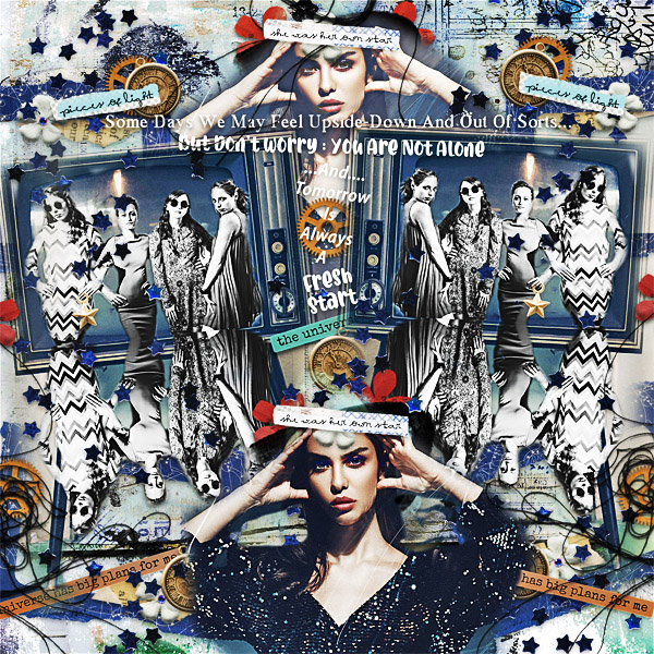 Scraplift Challenge-July 2021-Slightly Askew In The Universe