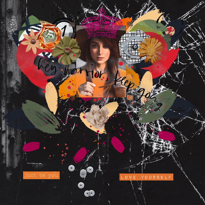 Scraplift Challenge-October-Strong Enough