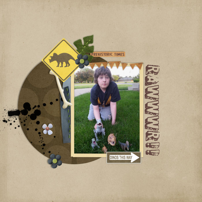 Scraplifting Rae Dino Adventure