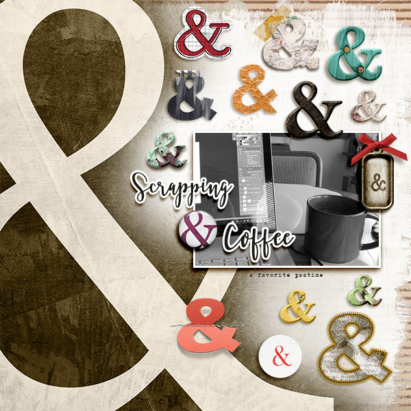 Scrapping & Coffee (MOC7 Day 27 Big & Small)