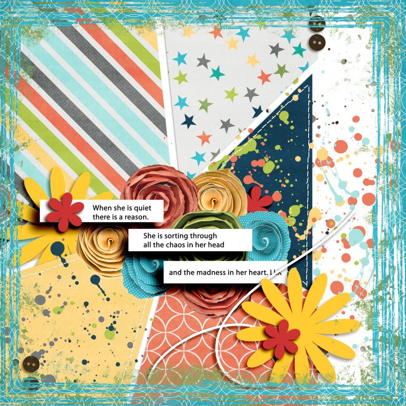 Scrapping With Liz March Template