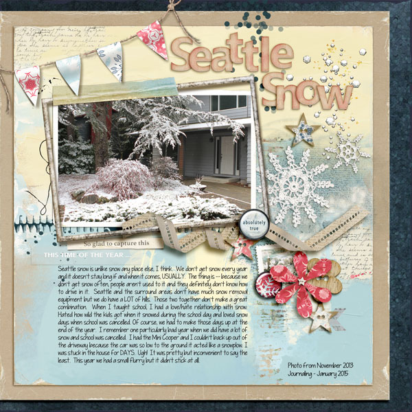 Seattle Snow - MOC4 - Day13 - Journaling Challenge