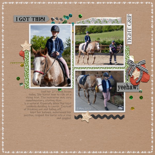 Second Riding Lesson.