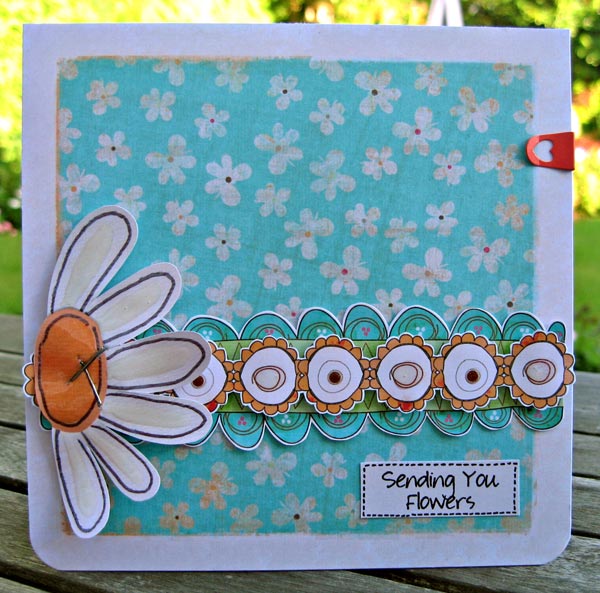 Sending You Flowers (hybrid card)