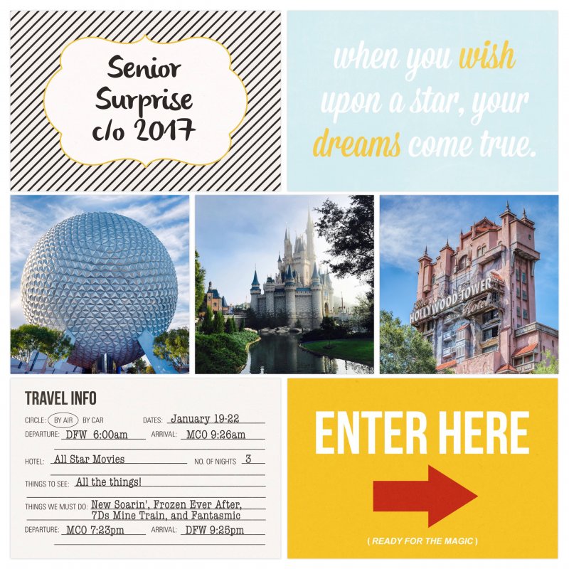 Senior Trip Cover Page 2017