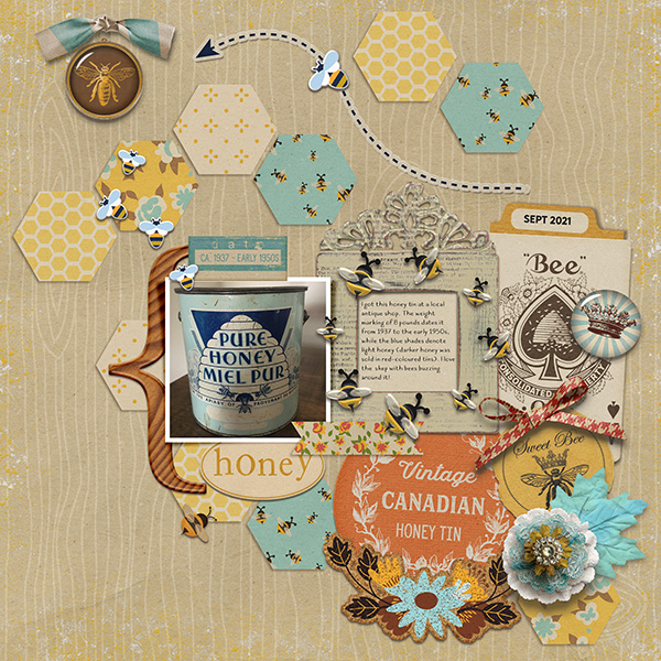 Sept 21 inspiration Challenge: Pure Honey/Miel Pur