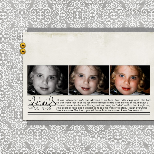 Sept Scraplift Challenge - Halloween 1966