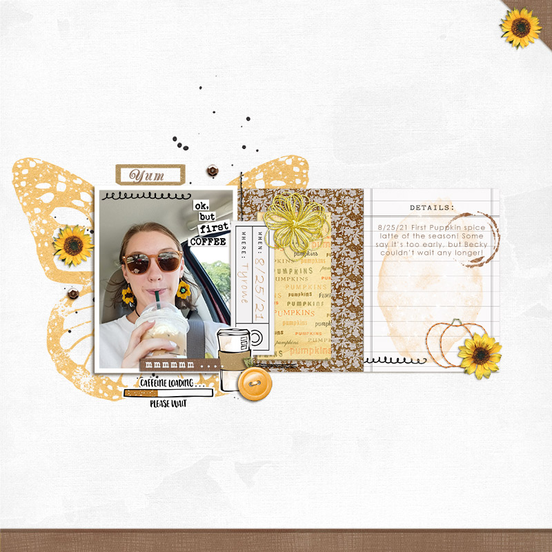 Sept Template Challenge - Pumpkin Spice