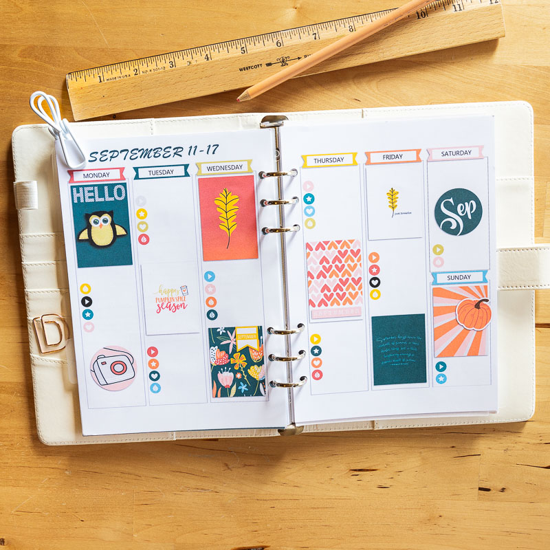 Sept Week 3 planner