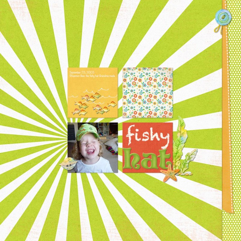 sept8 speed scrap - Fishy Hat