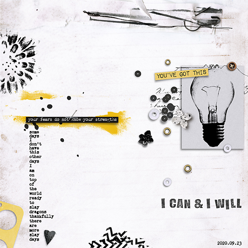 September 2020: Rachel Jefferies Mixed Media Challenge
