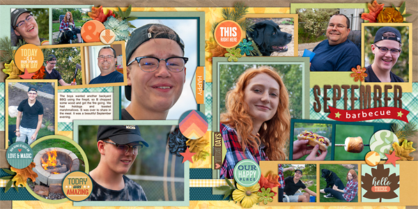 September Barbecue (double page)