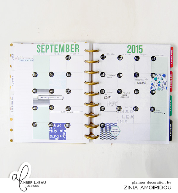 September Monthly Spread