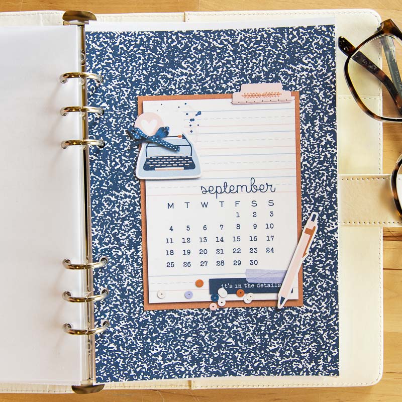 September planner cover (hybrid)
