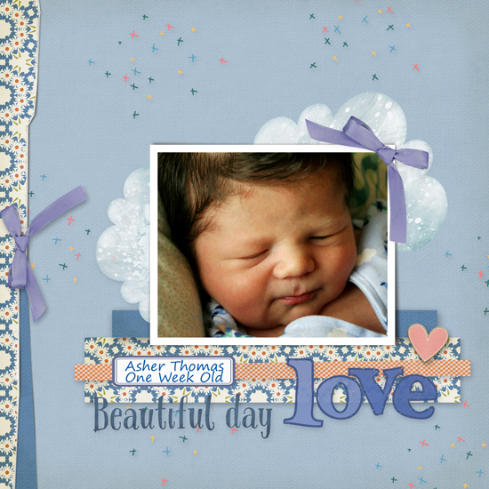 September Scraplift Challenge (Beautiful Day)
