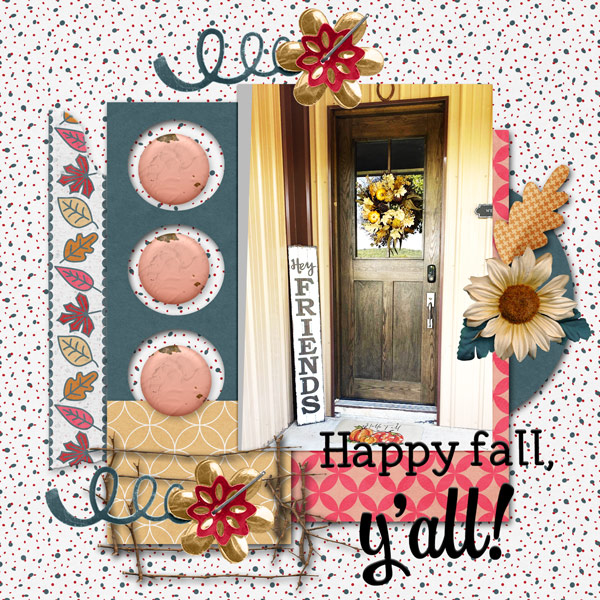 September Scrapping With Liz Challenge {Happy Fall Y'all}