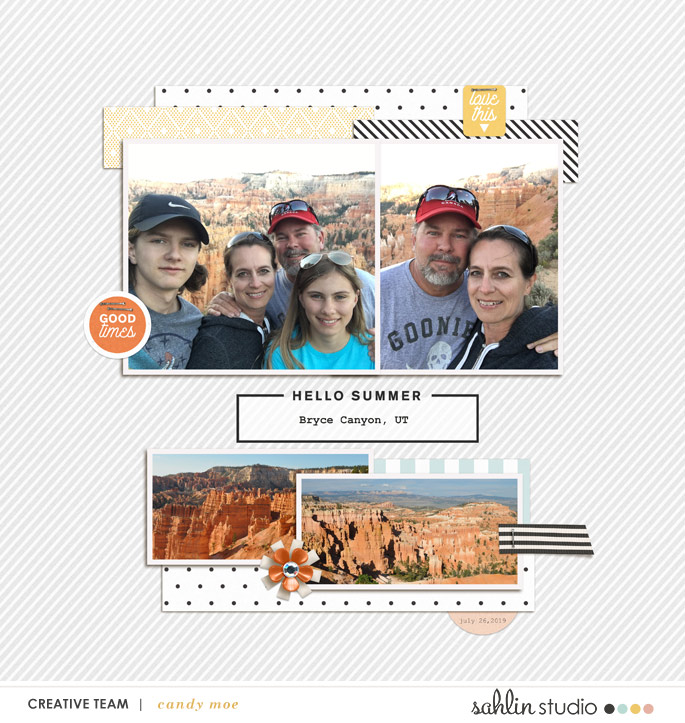 September Template Freebie - Bryce Canyon