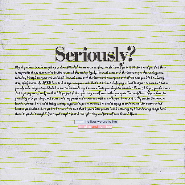 Seriously? Pg. 1