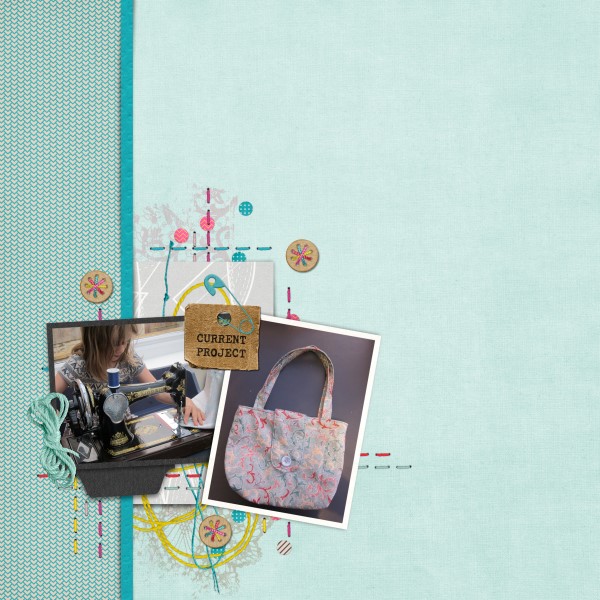 Sewing a Bag.