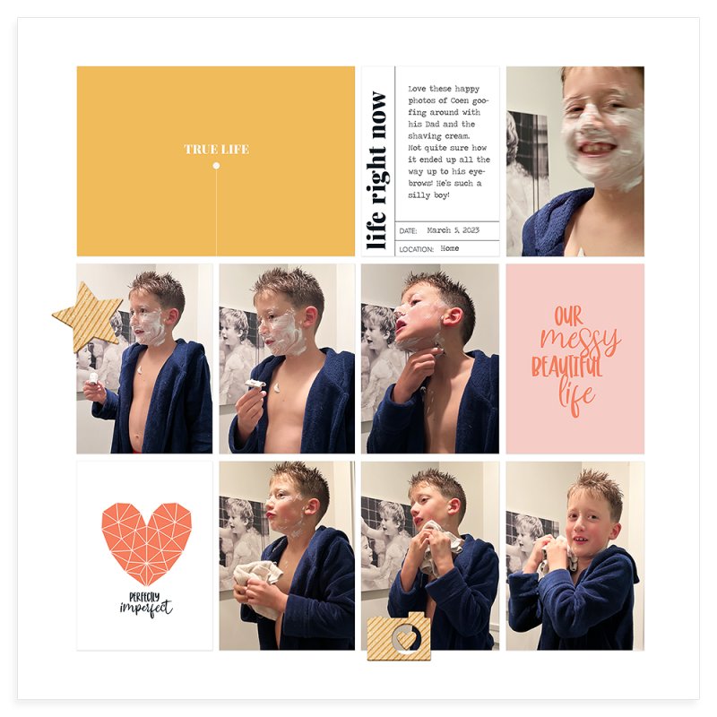 Shaving time with Daddy