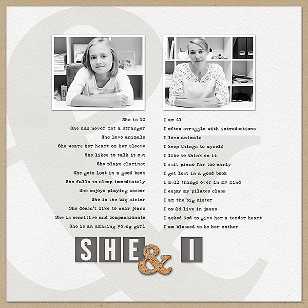she and I