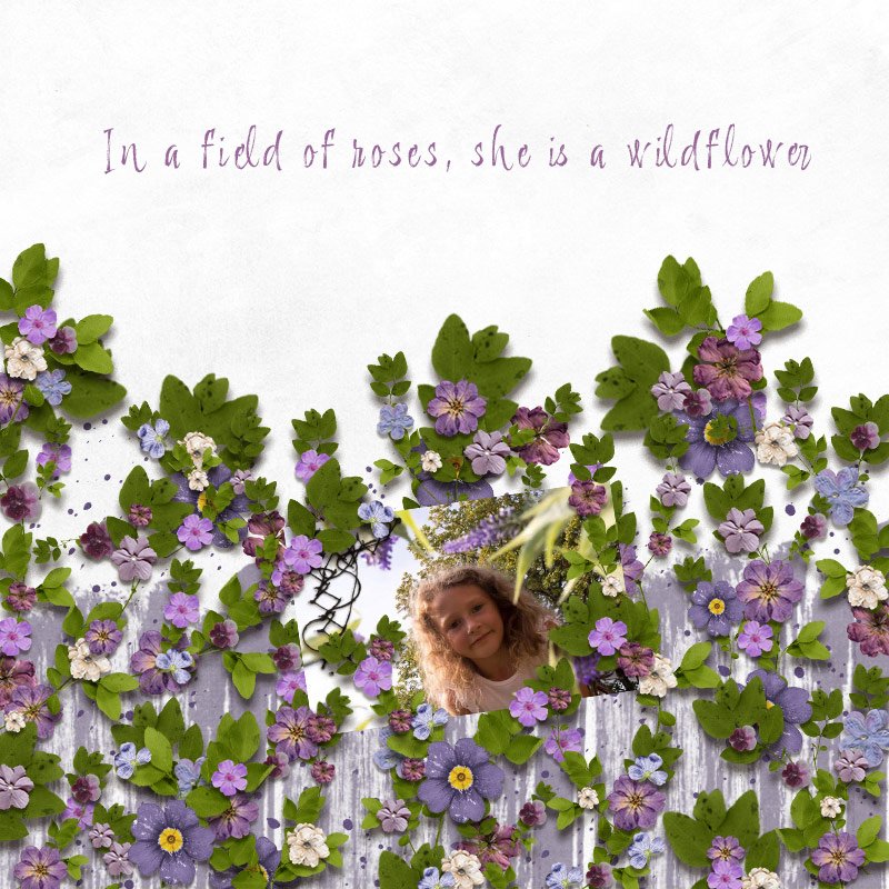 She is a wildflower