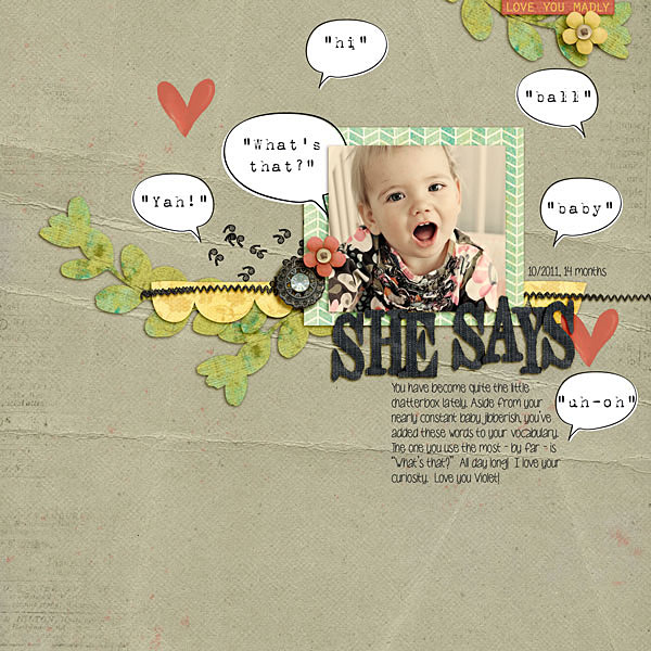 she says