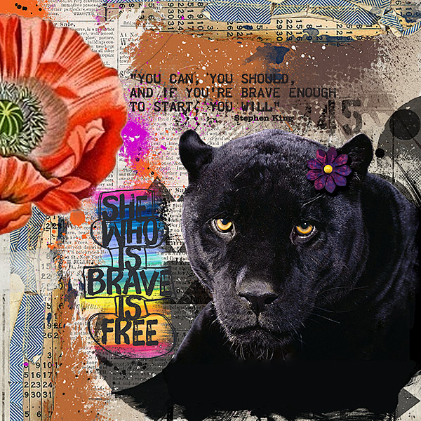 She Who is Brave is Free