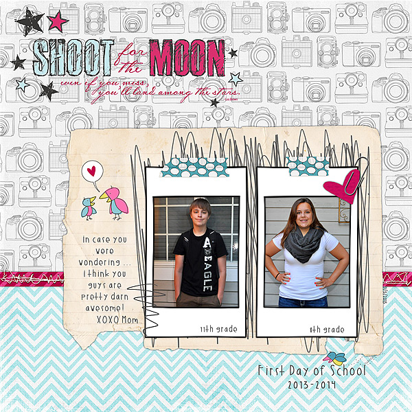 Shoot for the Moon (First Day of School)