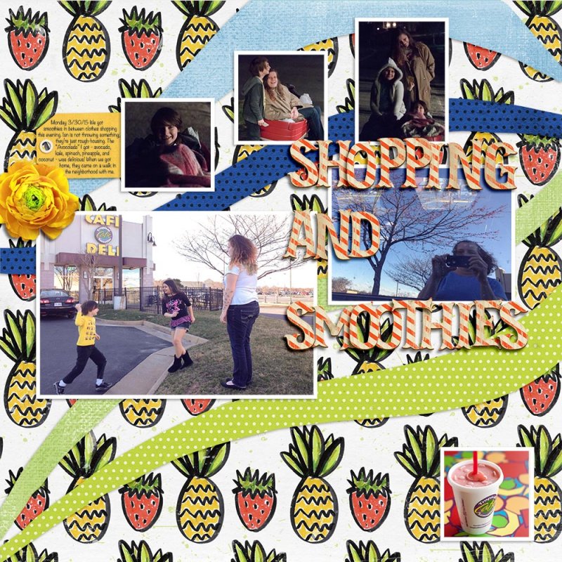 Shopping and Smoothies