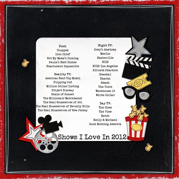 Shows I love in 2012