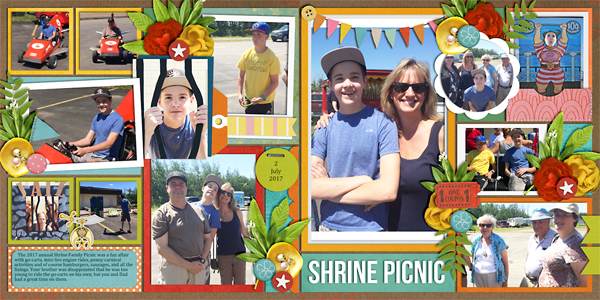 Shrine Picnic (double page)