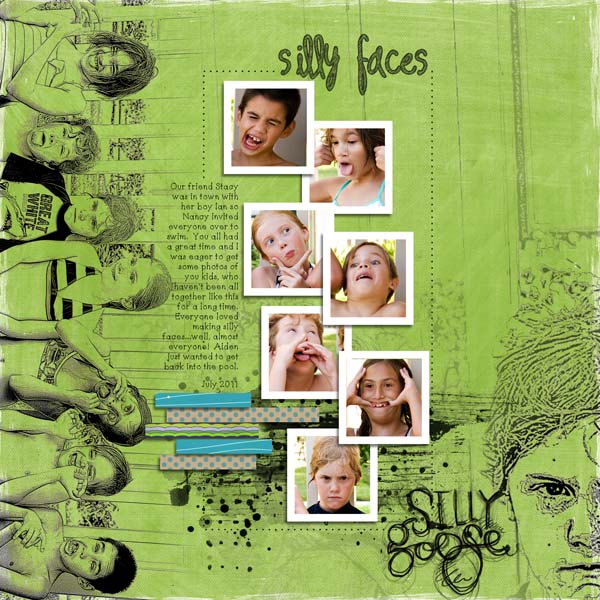 Silly faces...Silly Goose!