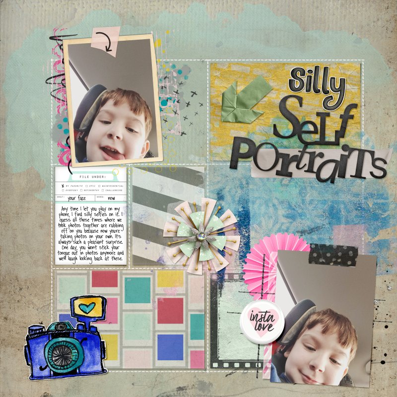 silly self-portraits
