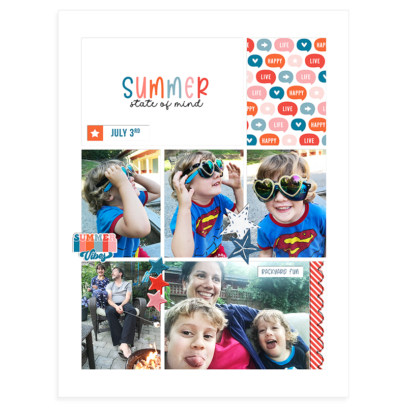 Silly summer backyard fun