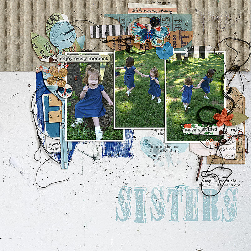 Sisters- for March 2023 Rachel Jefferies Mixed Media Designer Challenge