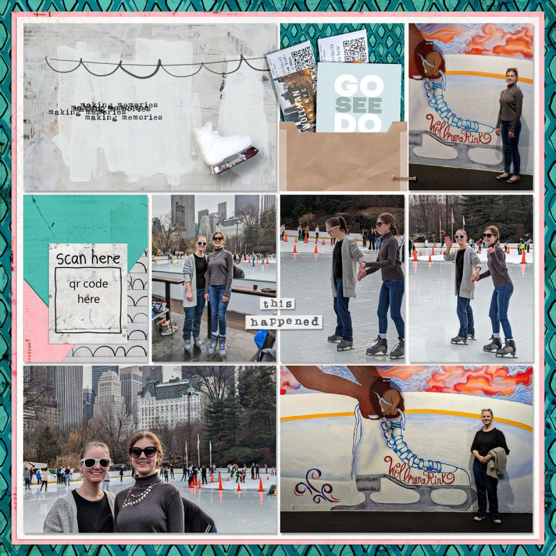 Skating at Wollman right side (MOC 11 - Tickets Please!)