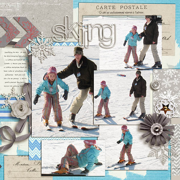 skiing