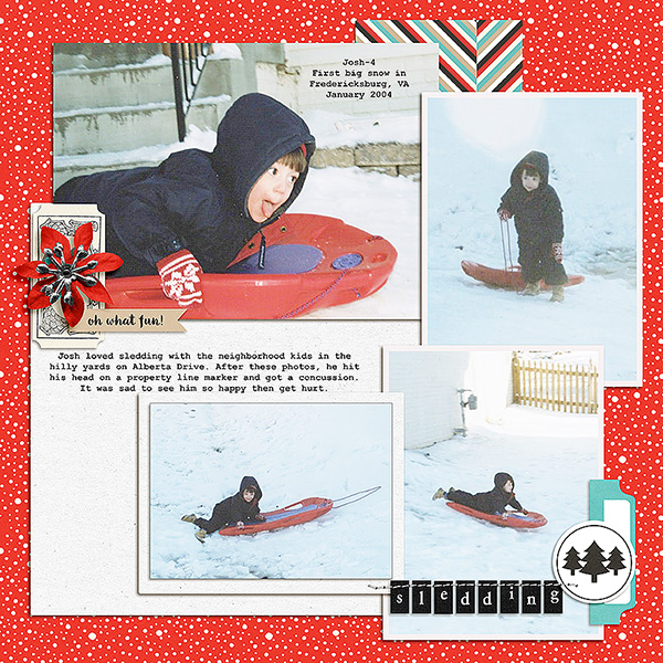 Sledding- January 2004