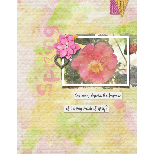 Slow Scrap 4-17 Spring Watercolor