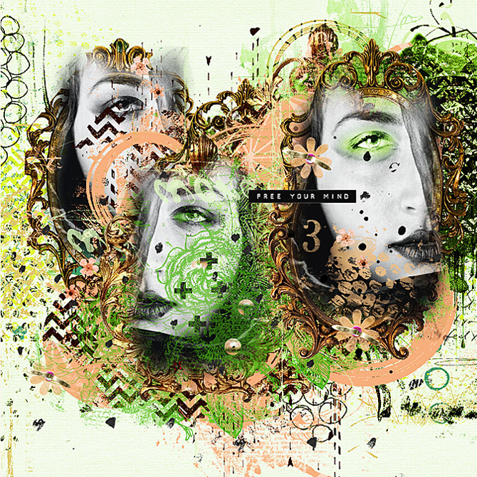 Slow Scrap-April-Step By Step-Freedom Is Power